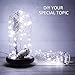 Mini Lights Battery Operated, Adecorty Fairy Lights Battery Powered Firefly Lights 16 Pack 7.2ft 20 LED String Lights Cool White Battery Fairy Light for Wedding Centerpieces Christmas Table Decoration