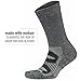 Balega Blister Resist Performance Crew Athletic Running Socks for Men and Women (1 Pair), Charcoal, Large