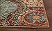 Mohawk Home Caravan Ornamental Floral Medallion 2' x 8' Area Rug - Orange - Perfect for Living Room, Dining Room, Office