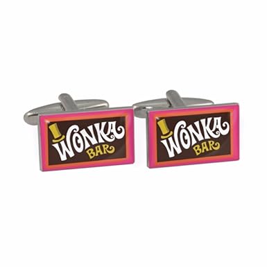 Retro Movie Schokolade Bar Design Manschettenknöpfe in Geschenkbox