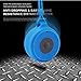 Best Quality Mini Waterproof Hanging Shower Speaker, Durable, Rugged & Portable Small Wireless Bluetooth Player Box Suction Hanger for Bathtub, Pool, Outdoor Camping , Backpacking, Tailgating (Blue)