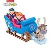 Little-People-GGV30-Fisher-Price-Disney-Frozen-Kristoffs-Sleigh-Figure-and-Vehicle-Set-Multi-Colour Little People GGV30 Fisher-Price Disney Frozen Kristoff's Sleigh, Figure and Vehicle Set, Multi-Colour