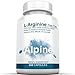 Alpine Nutrition L Arginine HCL 500mg Free Form - NOS Nitric Oxide Supplements - 250 Count