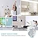 (UPGRAGE Version) Jovitec 1 Pack Outlet Wall Mount Hole-Free Stand Holder for All-New Echo Dot 3rd Gen, Compact Bracket with Cable Management, No Messy Wires, No Need to Drill Holes (White)
