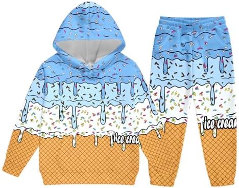 Amazon.com: Mason 67 Costume,Boys Ice Cream Sweatsuits 2 Piece 
