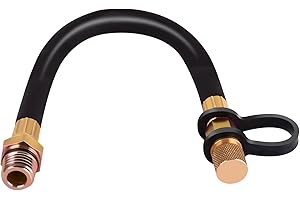 HQPARRTS 510440902 Engine Flexible Oil Drain Hose Compatible With Kawasaki Engine(Replace # 510440902),Length: 16”;Width: 3/4"