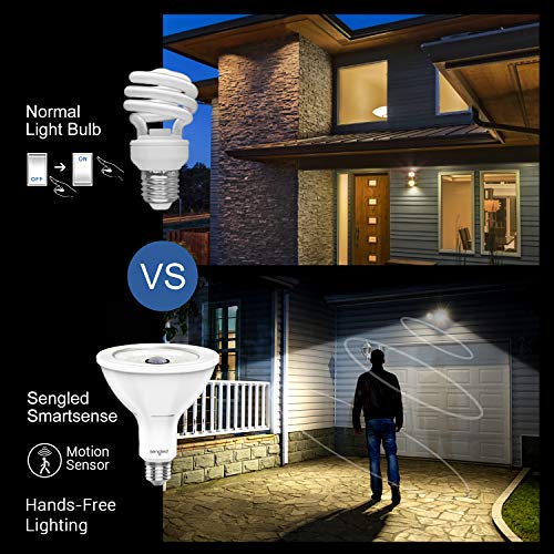 Sengled LED Bulb with Motion Sensor, PAR38 Smart Security Floodlight Bulb 3000, 1050 Lumens