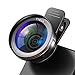 Tycka Phone Camera Lens kit pro, 120° 0.4X no Distortion Wide Angle Lens, 15X Marco Lens, Portable case and Microfiber Cleaning Cloth for iPhone Samsung Sony