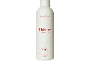 YOUNG LIVING Thieves Household Cleaner | 14.4 oz | Plant-Based Multi-Surface Solution Infused with Essential Oils | Dilute for Floors, Carpets, Glass, Counters, Appliances, and General Home Cleaning