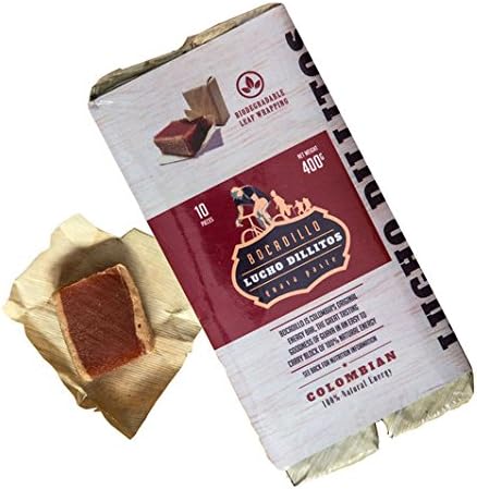 LUCHO DILLITOS COLOMBIAN BOCADILLO GUAVA ENERGY BAR BOX 10 X 40G