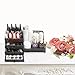 Black Metal Jewelry & Cosmetics Storage Drawer Box/Decorative Dresser Top Organizer Tray - MyGift