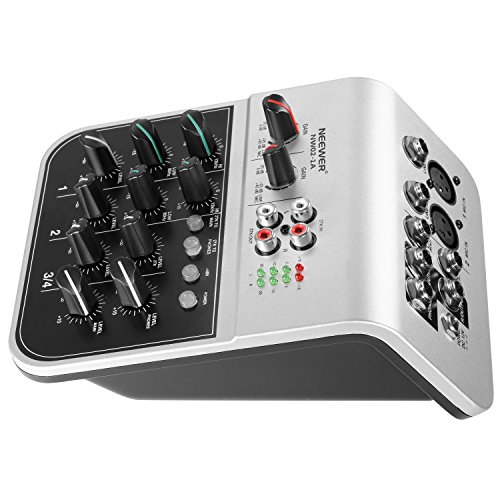 4 Neewer+4+Channel+Condenser+Microphone+Indicator