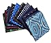 MENDENG Mens 10 Pack Assorted Cotton Polka Dots Pocket Square Handkerchief Hanky
