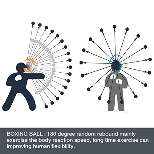 image for cherbell Boxing Reflex Ball,Fight Ball Reflex Great for Training to Im