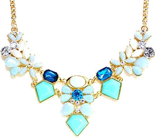 Women Fashion Crystal Necklace Jewelry Statement Pendant Charm Chain Choker by