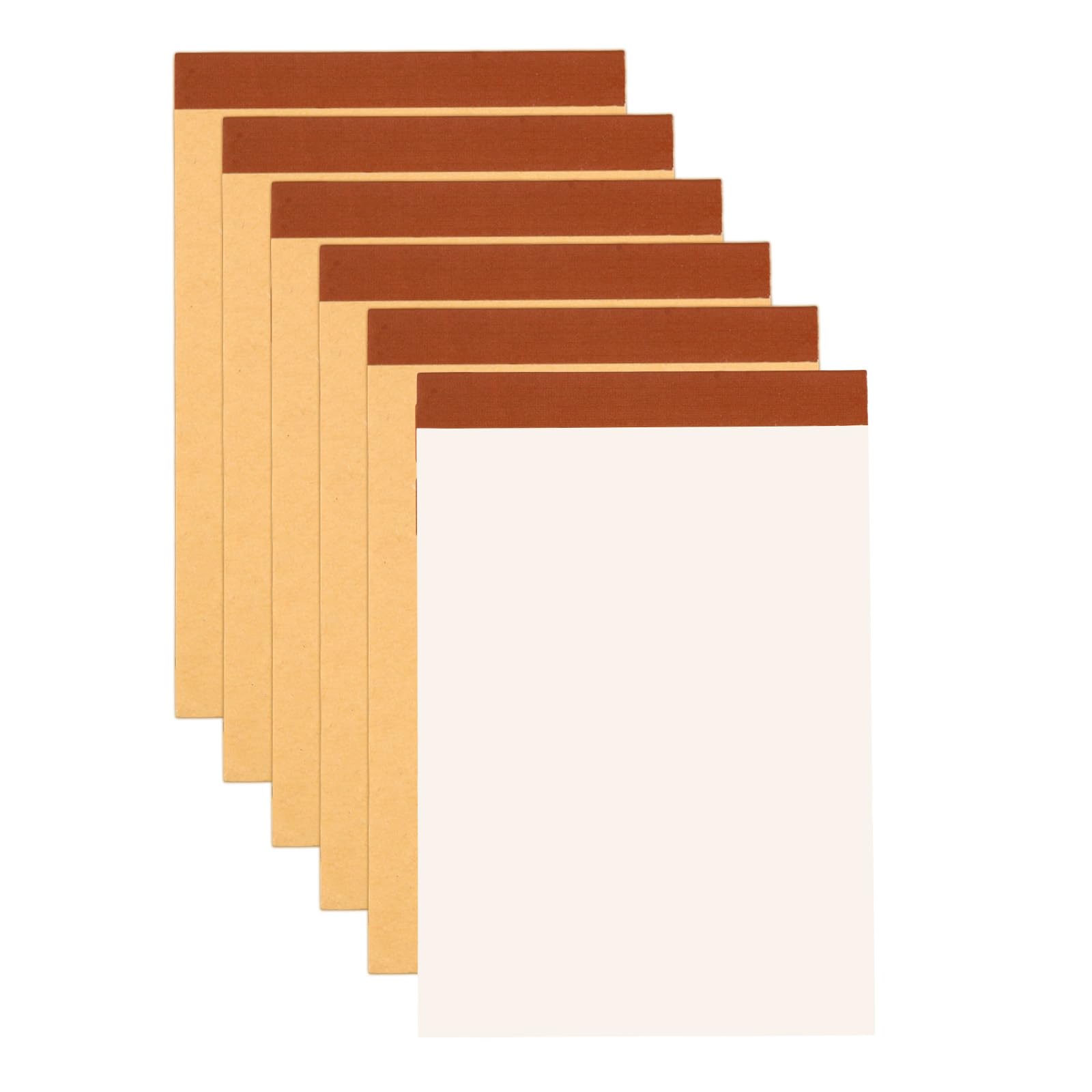 M&G 4x6 Pocket Note Pads, 5 Pack A6 Small Legal Pads 70 Sheets Mini Notepads Writing Pad College Blank Calculus Memo Paper Tablet for Work Writing Note Taking Math Drawing