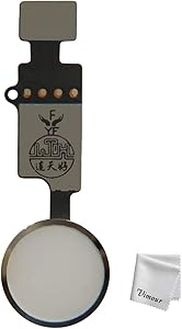 Vimour Universal Home Button Main Key Flex Cable Replacement for iPhone 7, iPhone 7 Plus, iPhone 8 and iPhone 8 Plus (V.5 Silver)