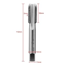 ATOPLEE Metric Thread Tap,M20 HSS 6542 Right Hand