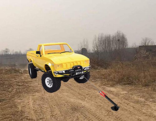 LAFEINA 1/10 Scale Truck Heavy Winch Anchor Decor Tool for RC Rock Crawler Car Tamiya CC01 Axial SCX10 RC4WD D90 D110 Part Accessories