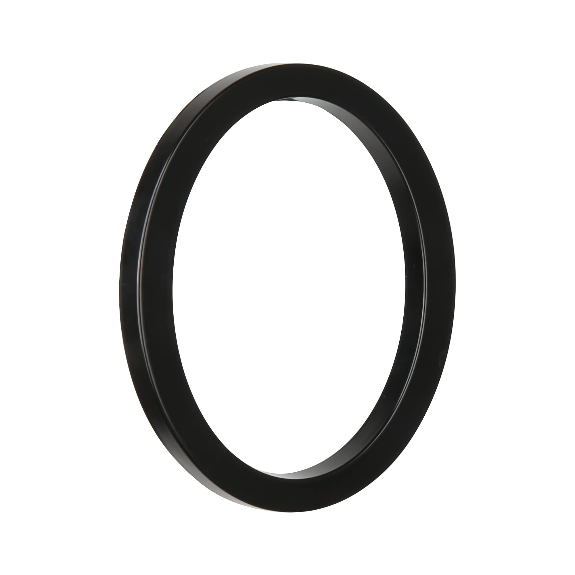 HASWARE 5" Floating House Number for Outside, Zinc Alloy Modern Outdoor Address Sign for Yard Street and Mailbox, Address Numbers and Letters for House (0, Black)