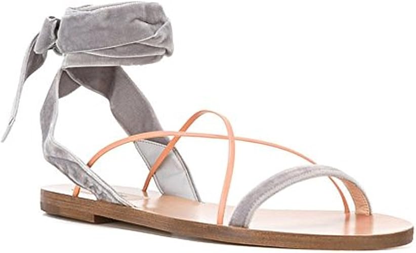 sky blue flat sandals