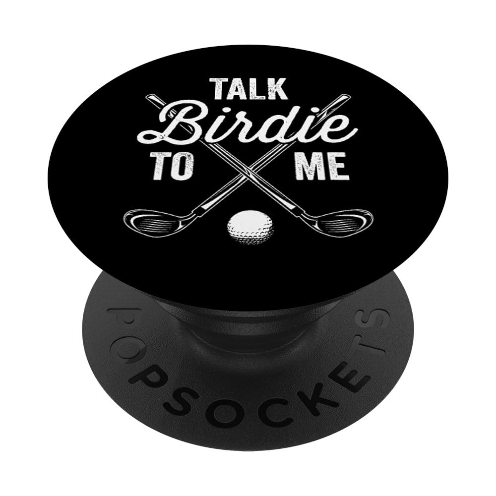Talk Birdie To Me Funny Golf Design PopSockets Adhesive PopGrip
