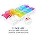 Pill Organizer 7 Day AM PM, Large Weekly Pill Case，2 Times a Day Pill Box, Weekly Travel Pill Planner, BPA Free Medication Supplement Vitamin Fish Oil Twice-a-Day Container, Daily AM PM