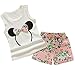 MH-Lucky Baby Girl Clothes Outfits Short Sets 2 Pieces with T-Shirt + Short Pants (T-Pink, 3T) 1