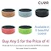 Silicone Case for Amazon Echo Dot with 3M Wall Mount Pad [No Drills] by Cuvr (Green)