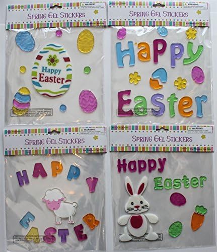 Easter Gel Clings, Set of 4