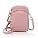 Zg Girls Women Real Leather Small Cute Crossbody Cell Phone Purse Wallet Bag