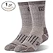 Merino Wool Socks, ZEALWOOD Unisex Hiking Trekking Crew Socks Thermal Warm Winter Socks,1/2/3/4 Pairs