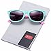 Pro Acme TPEE Rubber Flexible Kids Polarized Sunglasses for Baby and Children Age 3-10 (Mint Green/Pink)