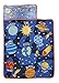 Funhouse Explore Planets & Outer Space - Kids Nap Mat Set – Includes Pillow and Fleece Blanket – Great for Kids Sleeping at Daycare, Preschool, or Kindergarten - Fits Napping Toddlers or Children