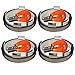 PerfecTech Motorcycle Smoked Turn Signal Lens Bullet Amber Bulb for Harley Davidson 2002-2013