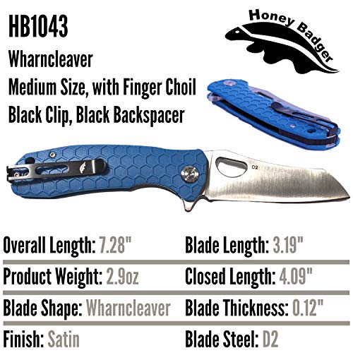 Western Active HB1043 Honey Badger Pocket Knife Folding Flipper EDC