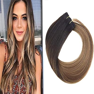 Amazon Com Vesunny Brazilian Hair Extensions Sew In Bundle Human