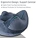 Sepoveda Inflatable Neck Pillow , Portable Travel Pillow for Airplanes , Comfort Sleeping and Relaxing Neck Pillow U Shape with Drawstring Bag