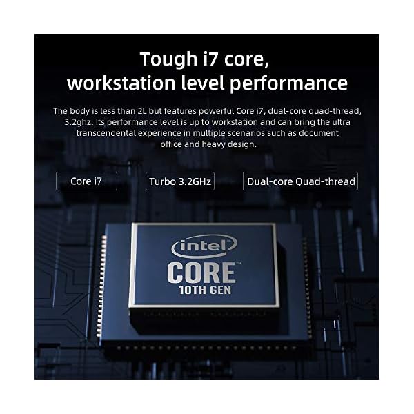 CHUWI-CoreBox-X-Mini-PC-8GB-RAM-256GB-SSD-Intel-Core-i7-6560U-Windows-10-HDMIDP-4K-UHD-Support-Expand-Memory-Card-2T-HDD-1T-SSD-24G5G-WIFI-BT-42-Dual-Gigabit-Ethernet-Four-USB-30 CHUWI CoreBox X Mini PC, 8GB RAM 256GB SSD, Intel Core i7-6560U, Windows 10, HDMI+DP 4K UHD, Support Expand Memory Card…