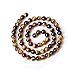 Qiwan 60PCS 6mm Natural Yellow Tiger Eye Gemtone Jewellery String, Round Loose Beads for DIY Jewelry Making, 1 String/15 Inches