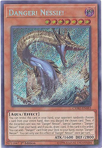 Yu-Gi-Oh! - Danger! Nessie! - CYHO-EN083 - Secret Rare - Unlimited Edition - Cybernetic Horizon