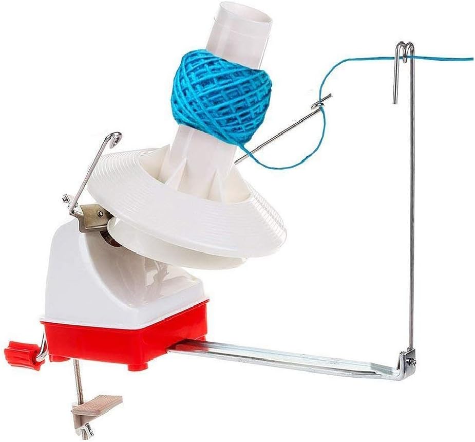 Globalflashdeal Effective Jumbo Size 7Ounce Capacity Hand Operated Yarn Winder Spinner Baller