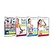 Life's A Beach Purple Pilates Pro Exercise Workout Fitness Chair with 4 DVDs