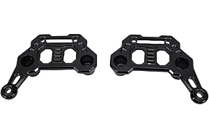 Jauarta 2PCS Dual Light Bar Hood Mounting Brackets Replacement for Jeep Wrangler JL JLU 4xe JT 2018-2025 Fog Light Mount
