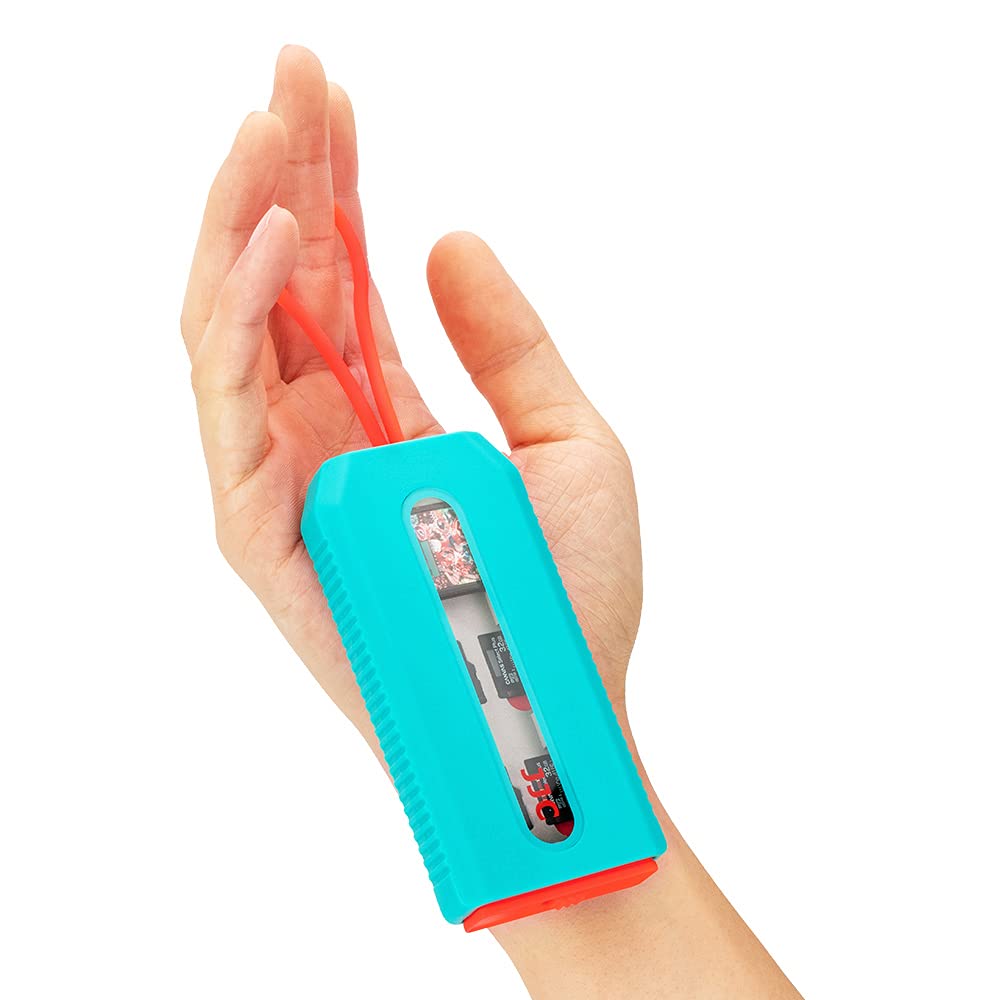 JJC Memory Case Holder for 12 Micro SD/SDXC/SDHC/TF Cards and 6 Nintendo Switch Game Cards, Portable Anti-Dust Storage Organizer