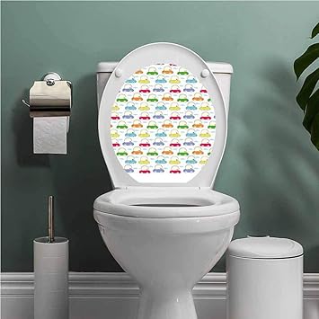 Amazon Com Scocici1588 Cars Bathroom Wall Stickers Toilet Home