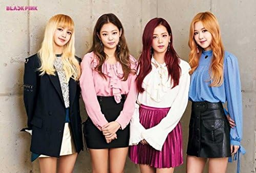 O-66141 Black Pink - Blackpink - Korean Girl Group Pop - Music Wall Decoration Poster#3 Size 24"x35"inch. Rare New - Image Print Photo
