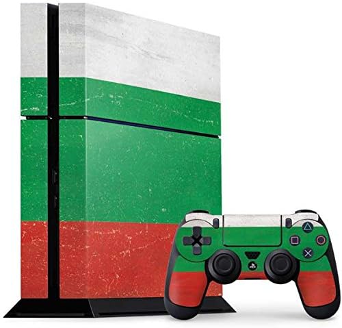 Countries of the World PS4 Console and Controller Bundle Skin - Bulgarian Flag Distressed | Skinit Lifestyle Skin