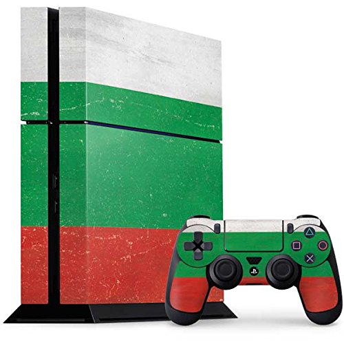 Countries of the World PS4 Console and Controller Bundle Skin - Bulgarian Flag Distressed | Skinit Lifestyle Skin