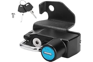 KIMISS Motorcycle Helmet Lock Hook for Kawasaki Vulcan S 2015-2019, Aluminum Alloy Mount, Universal Fit, Anti-Theft Hanger